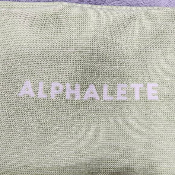 Alphalete Pants Womens S Lime Green Amplify Legging Seamless Workout Yoga Gym - Picture 4 of 12